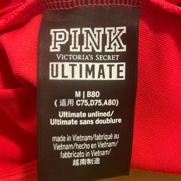 Victoria's Secret Red Asymmetrical Tank Top - Picture 2 of 2